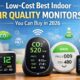 Best Indoor Air Quality Monitors here different indoor air quality devices with text and background sky