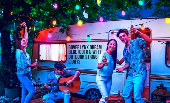 Govee Lynx Dream Bluetooth & Wi-Fi Outdoor String Lights (Best Outdoor)