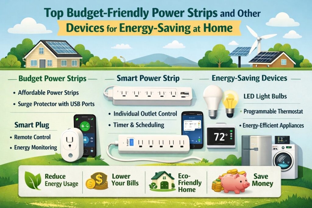 Top Budget-Friendly Power Strips and Other Devices for Energy-Saving at Home Energy Saving Devices