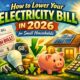 How to lower your electricity bill