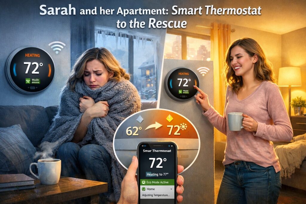 Sarah and her Apartment: Smart Thermostat to the Rescue How to lower your electricity bill