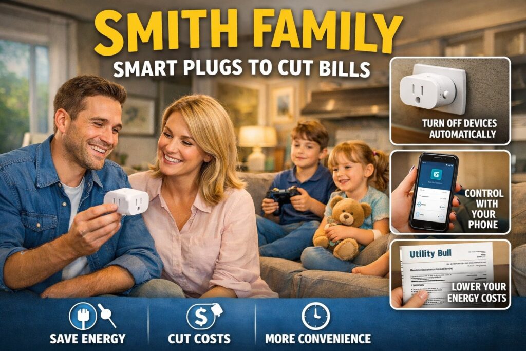 Smith Family- Smart Plugs To Cut Bills How to lower your electricity bill
