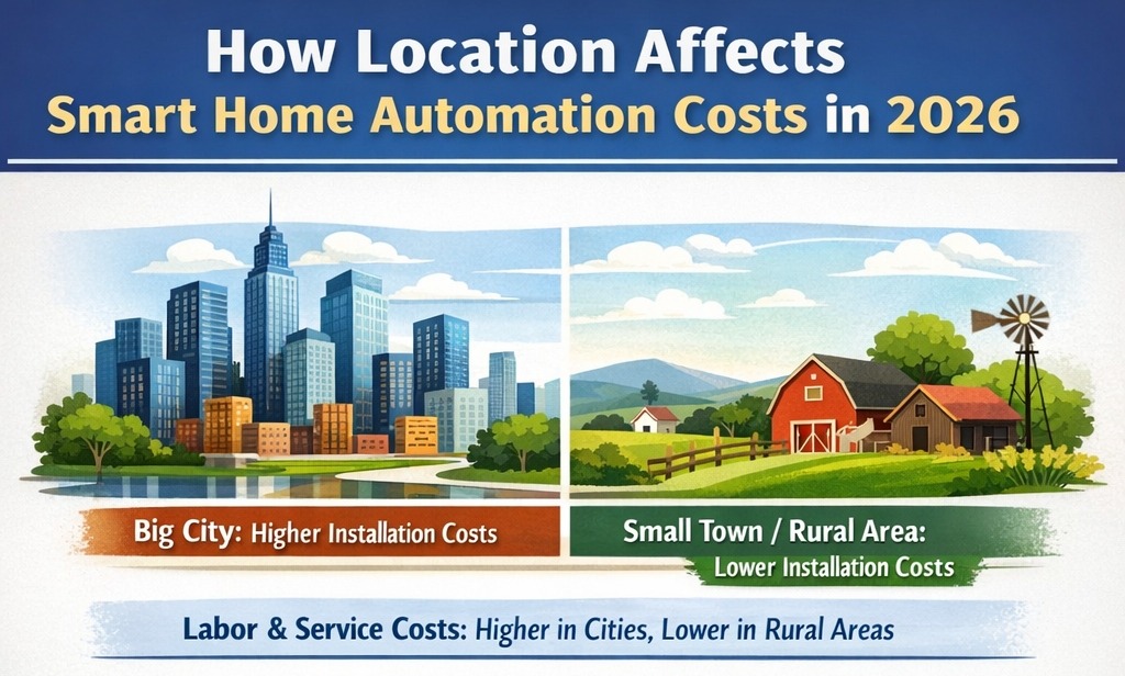 How Location Affects Smart Home Automation Costs