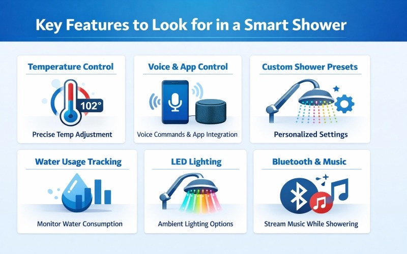 Key Features to Look for in Smart Shower Systems