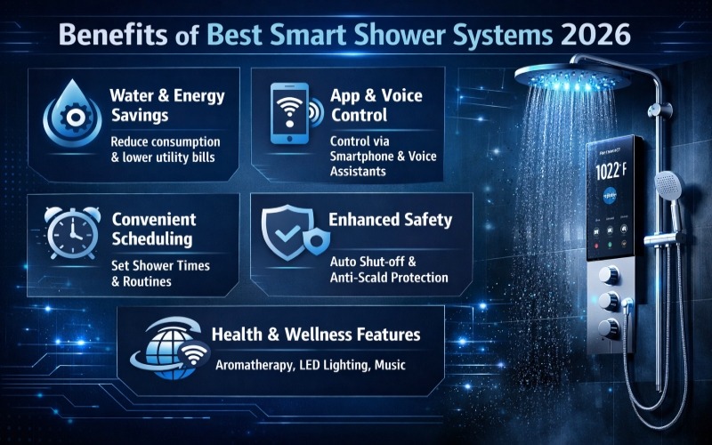 Benefits of Best Smart Shower Systems 2026