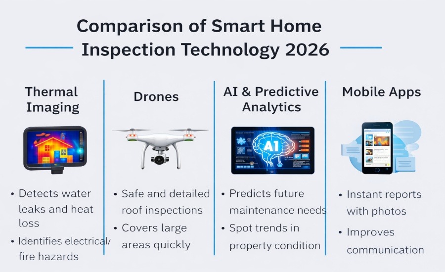 Comparison of Smart Home Inspection Technology 2026