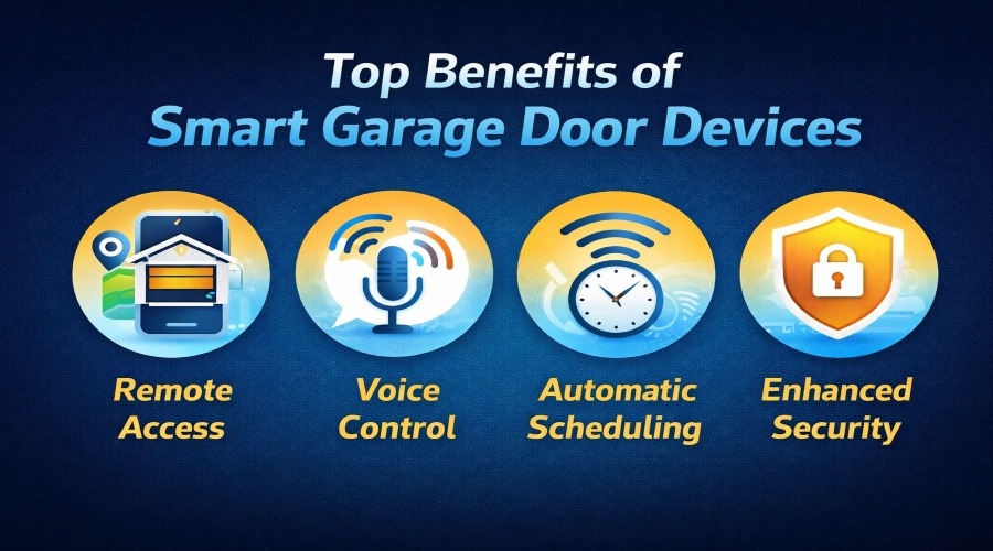 Top Benefits of Smart Garage Door Devices
