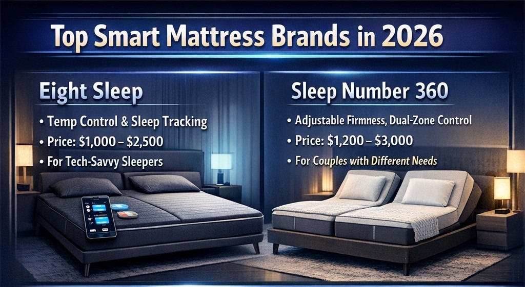 Top Smart Mattress Tech Brands in 2026