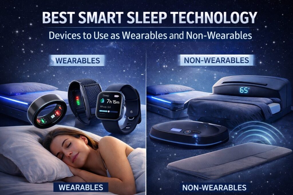 Best Smart Sleep Technology Devices to Use as Wearables and Non-Wearables