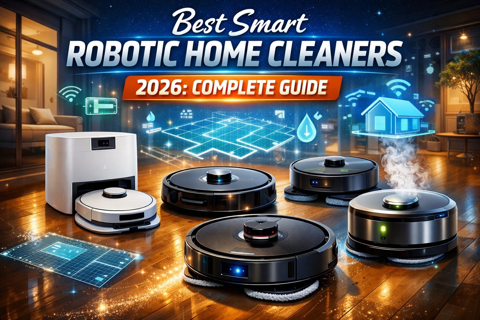 Smart Robotic Home Cleaners