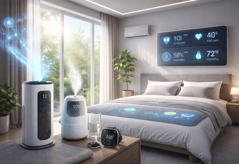 Health-Centric Homes: Air, Sleep, and Wellness Tech